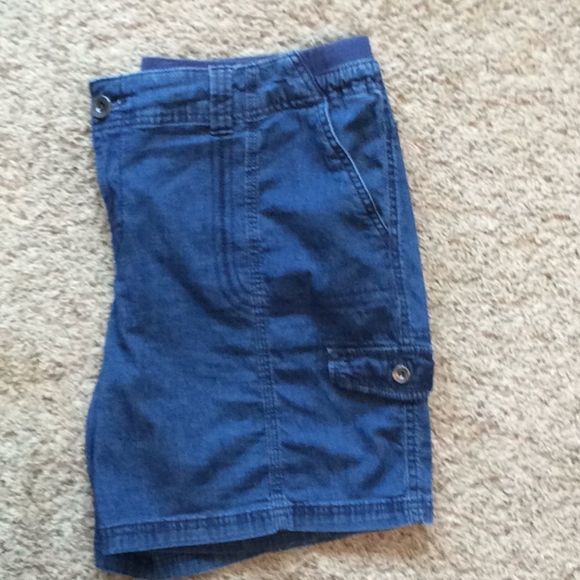 Style & Co. Pants - Style & Co. denim cargo shorts w/comfy elastic